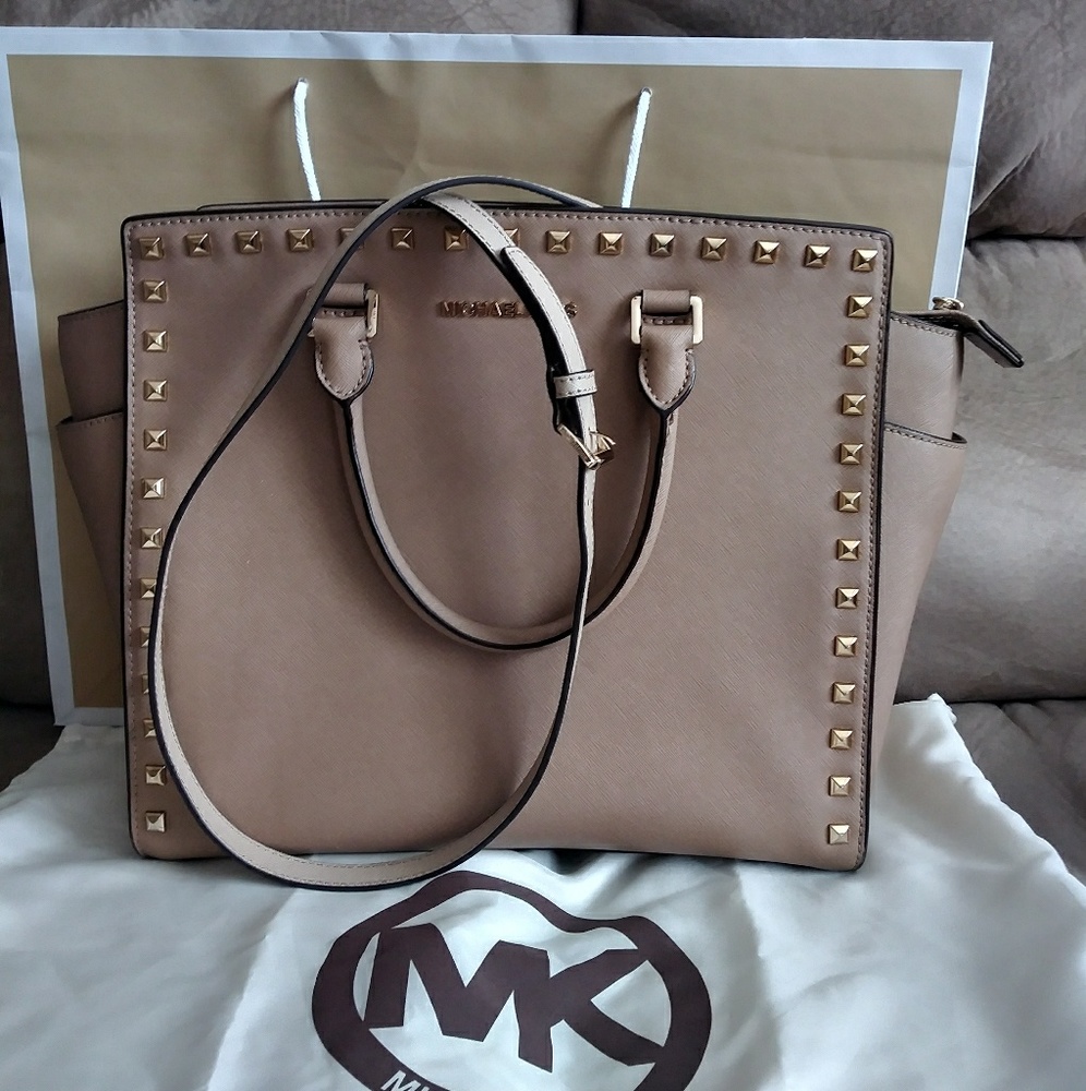 Michael Kors large studded selma